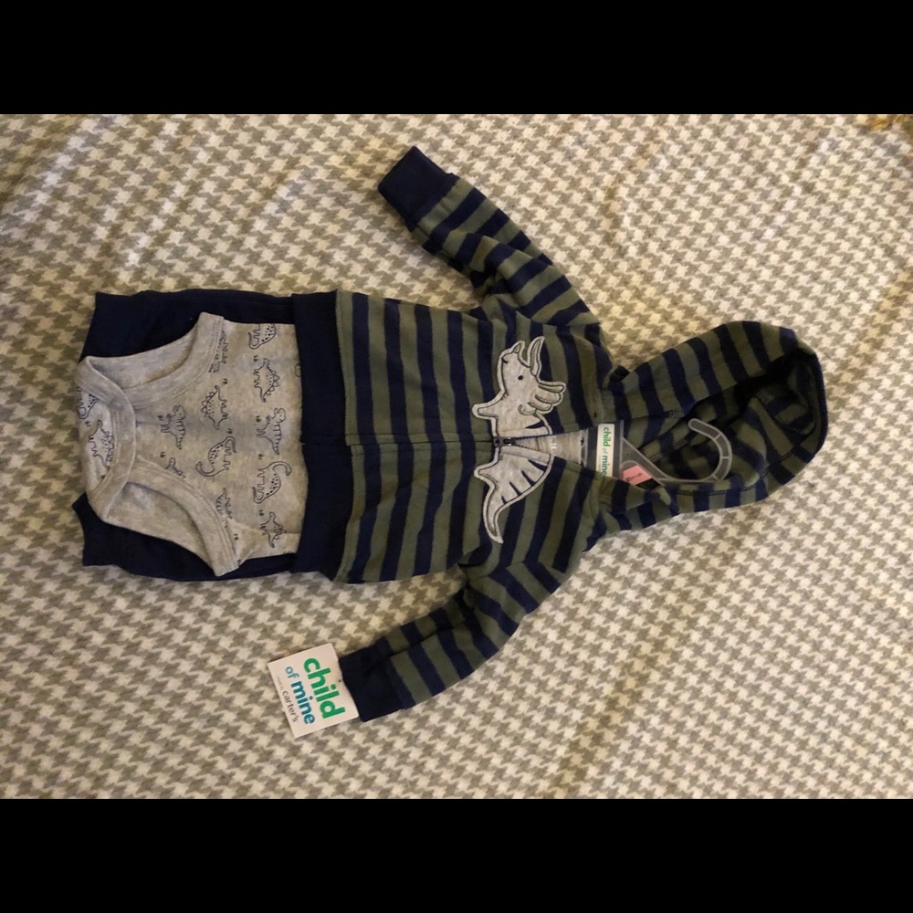 Carter’s 3 piece fleece Dino